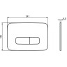 Кнопка смыва IDEAL STANDARD OLEAS M3 хром матовый R0123JG